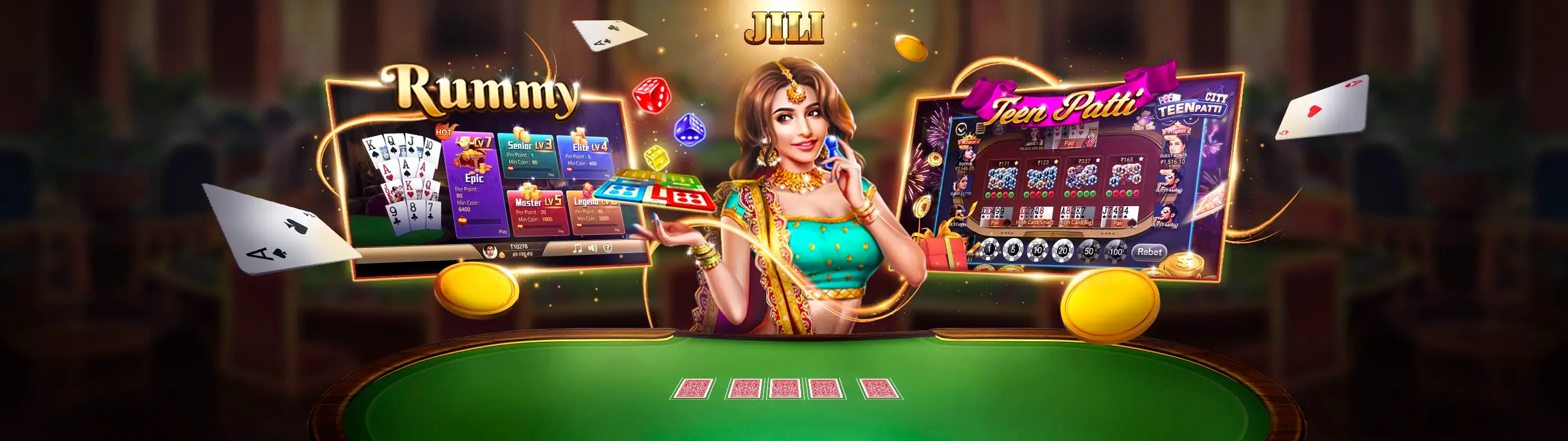 Hình nền 98win dạng nhập với các trò chơi cá cược sôi động